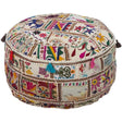 Surya Karma POUF-92 12"H x 22"W x 22"D Pouf