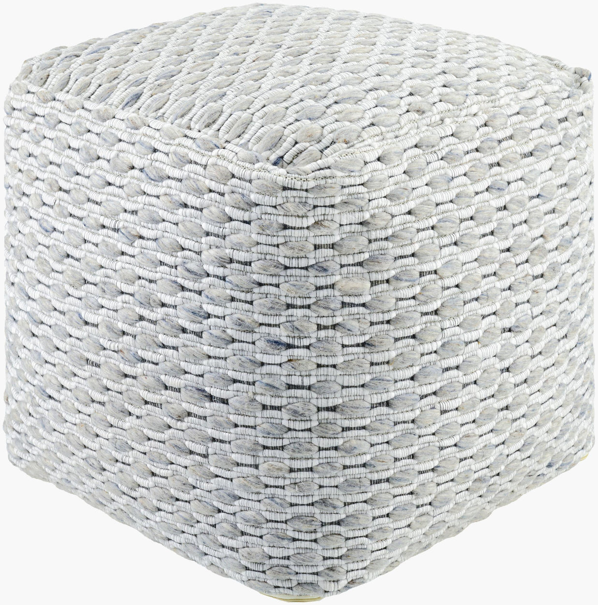 Surya Lanier NIPF-001 18"H x 18"W x 18"D Pouf