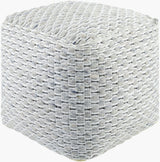 Surya Lanier NIPF-001 18"H x 18"W x 18"D Pouf