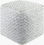 Surya Lanier NIPF-001 18"H x 18"W x 18"D Pouf