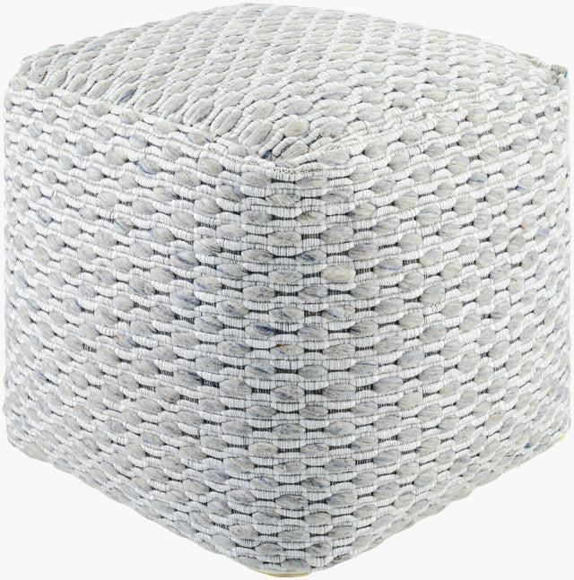 Surya Lanier NIPF-001 18"H x 18"W x 18"D Pouf