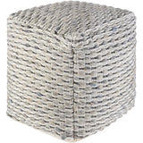 Surya Lanier NIPF-001 18"H x 18"W x 18"D Pouf