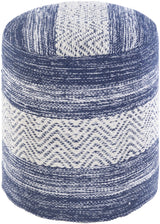 Surya Levi IVPF-002 16"H x 16"W x 16"D Pouf