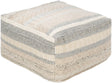 Surya Lorens LRPF-001 13"H x 24"W x 24"D Pouf