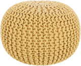 Surya Malmo MLPF-002 14"H x 20"W x 20"D Pouf