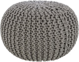 Surya Malmo MLPF-004 14"H x 20"W x 20"D Pouf