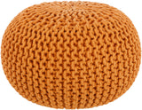 Surya Malmo MLPF-005 14"H x 20"W x 20"D Pouf