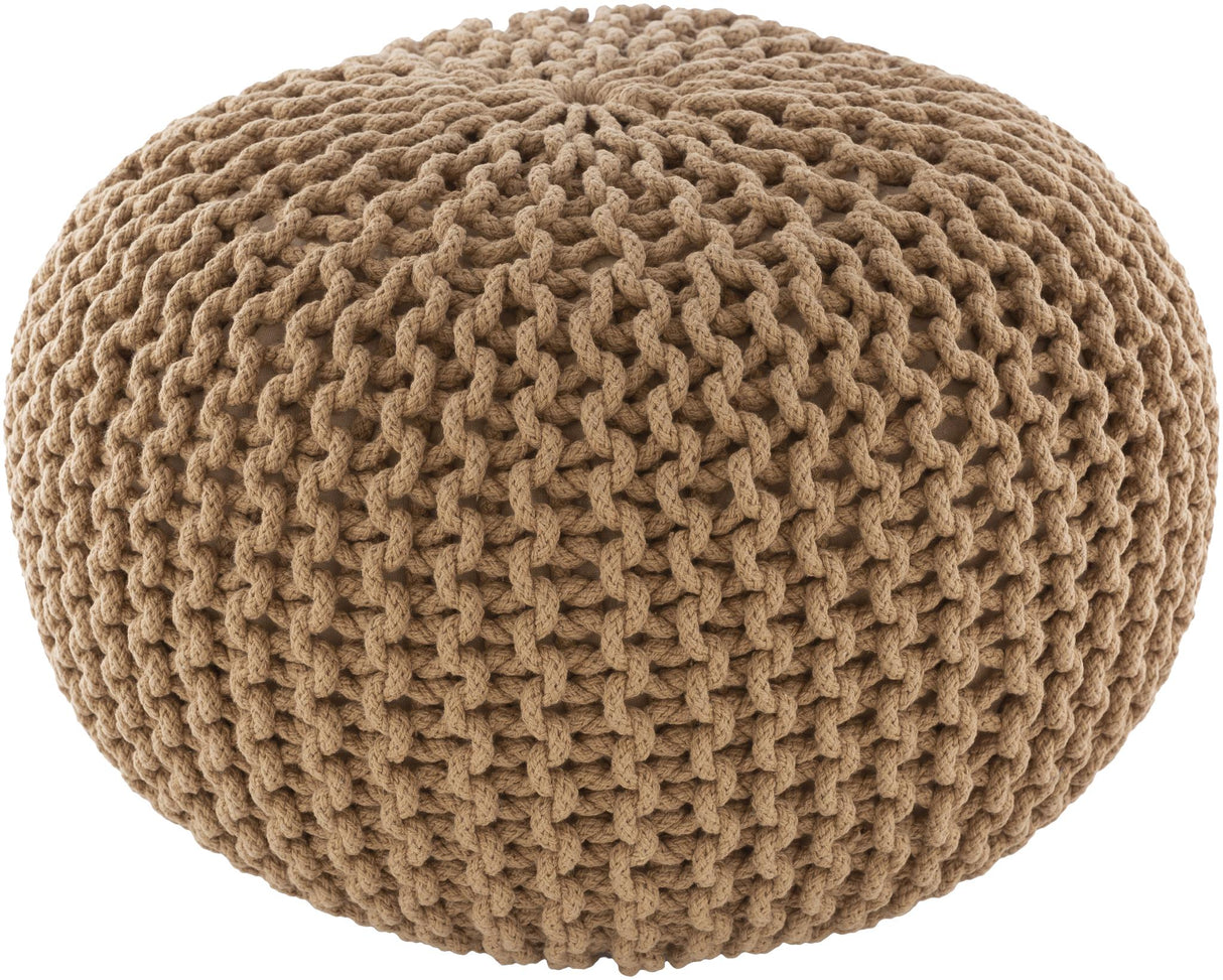 Surya Malmo MLPF-008 14"H x 20"W x 20"D Pouf