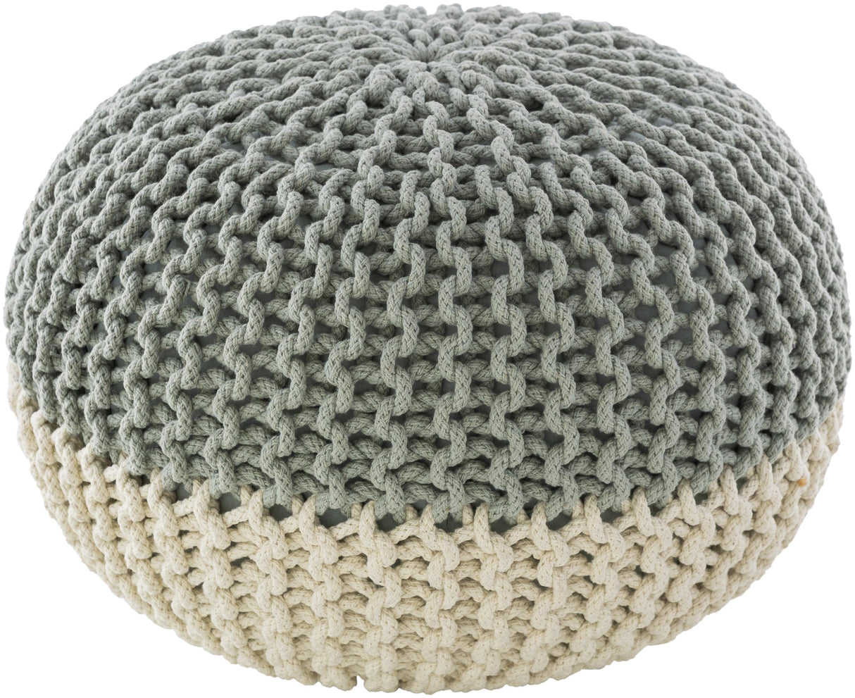 Surya Malmo MLPF-014 14"H x 20"W x 20"D Pouf