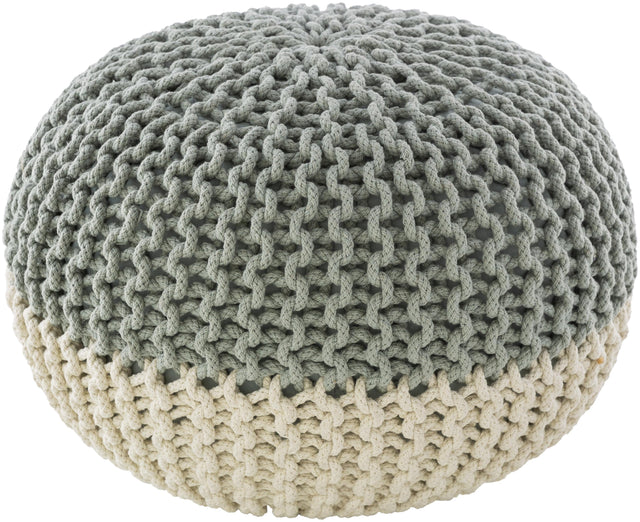 Surya Malmo MLPF-014 14"H x 20"W x 20"D Pouf