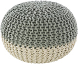 Surya Malmo MLPF-014 14"H x 20"W x 20"D Pouf