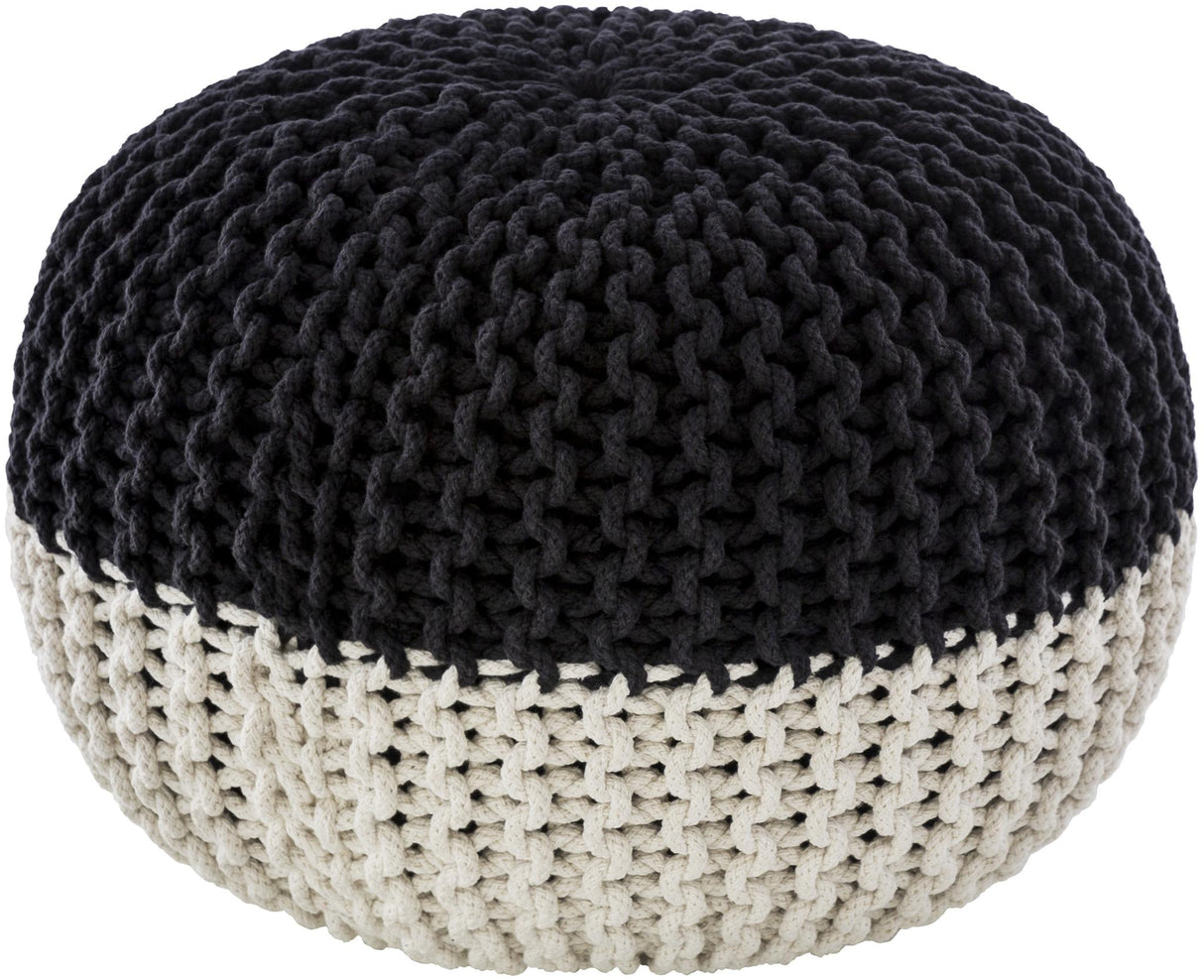 Surya Malmo MLPF-015 14"H x 20"W x 20"D Pouf
