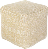 Surya Nobel NBPF-002 18"H x 18"W x 18"D Pouf