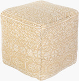 Surya Nobel NBPF-002 18"H x 18"W x 18"D Pouf