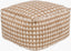 Livabliss Oak Cove OCPF-4002 12"H x 20"W x 20"D Pouf