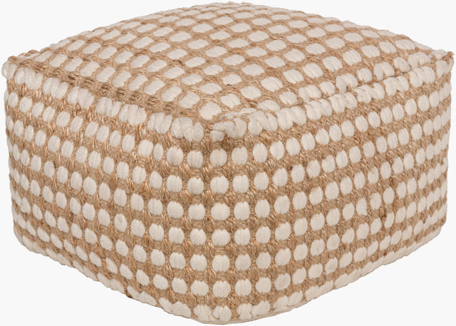 Livabliss Oak Cove OCPF-4002 12"H x 20"W x 20"D Pouf