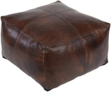Surya Sheffield SFPF-001 13"H x 22"W x 22"D Pouf