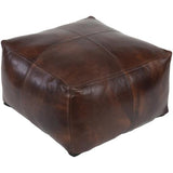 Surya Sheffield SFPF-001 13"H x 22"W x 22"D Pouf
