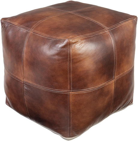 Surya Sheffield SFPF-005 18"H x 18"W x 18"D Pouf