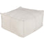 Surya Solid Linen SLPH-001 13"H x 24"W x 24"D Pouf