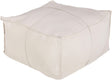 Livabliss Solid Linen SLPH-001 13"H x 24"W x 24"D Pouf