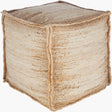 Livabliss Sonali SNPF-001 16"H x 16"W x 16"D Pouf