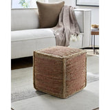 Surya Sonali SNPF-002 16"H x 16"W x 16"D Pouf