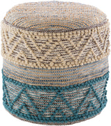 Livabliss Sydney SYPF-001 16"H x 18"W x 18"D Pouf