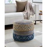 Surya Sydney SYPF-001 16"H x 18"W x 18"D Pouf