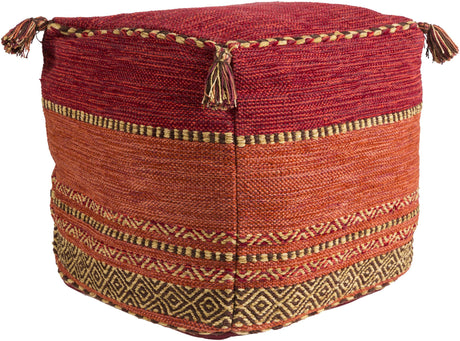 Surya Trenza TZPF-002 18"H x 18"W x 18"D Pouf