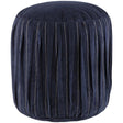 Surya Vela VLPF-001 16"H x 16"W x 16"D Pouf