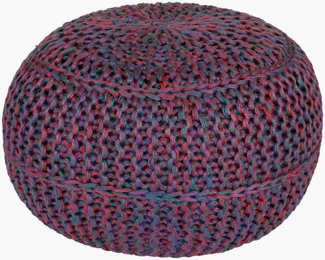 Livabliss Wisteria WTPF-001 14"H x 20"W x 20"D Pouf