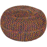 Surya Wisteria WTPF-002 14"H x 20"W x 20"D Pouf