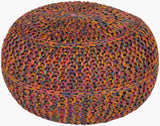 Livabliss Wisteria WTPF-002 14"H x 20"W x 20"D Pouf