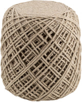Surya Xena XAPF-002 18"H x 16"W x 16"D Pouf