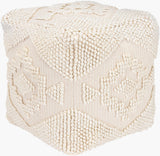 Livabliss Yolanda YLPF-001 18"H x 18"W x 18"D Pouf