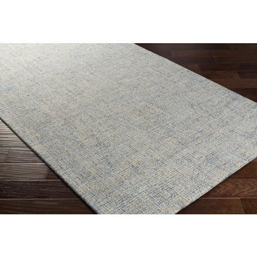 Surya Aiden AEN-1001 Cream Light Blue 2'6" x 8' Rug