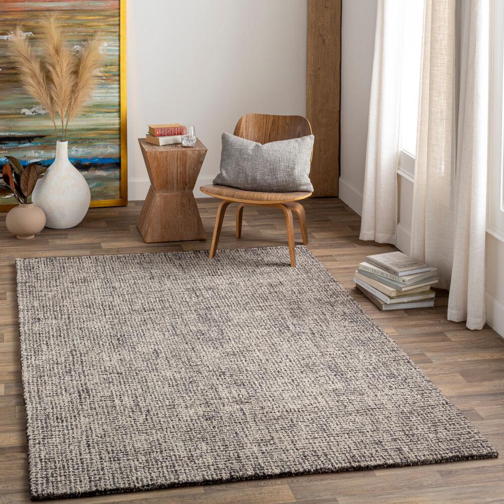 Surya Aiden AEN-1002 Charcoal;Ink Blue 2' x 3' Rug