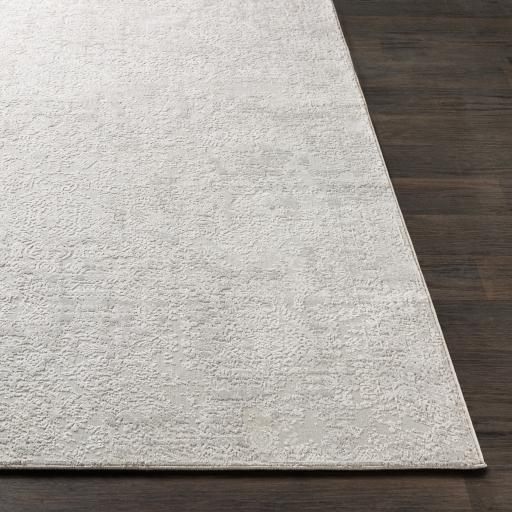 Surya Aisha AIS-2306 Light Gray Off-White 2' x 2'11" Rug
