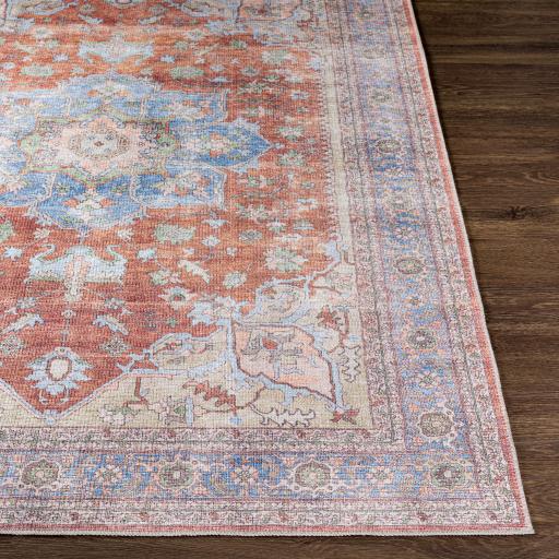 Surya Alanya ALY-2300 Brown Dark Blue 5'3" x 7' Rug