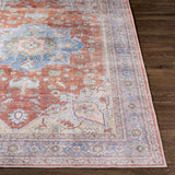 Surya Alanya ALY-2300 Brown Dark Blue 5'3" x 7' Rug