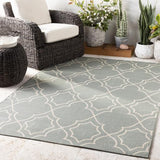 Surya Alfresco ALF-9589 Dusty Sage Light Beige 3'7" x 5'7" Rug