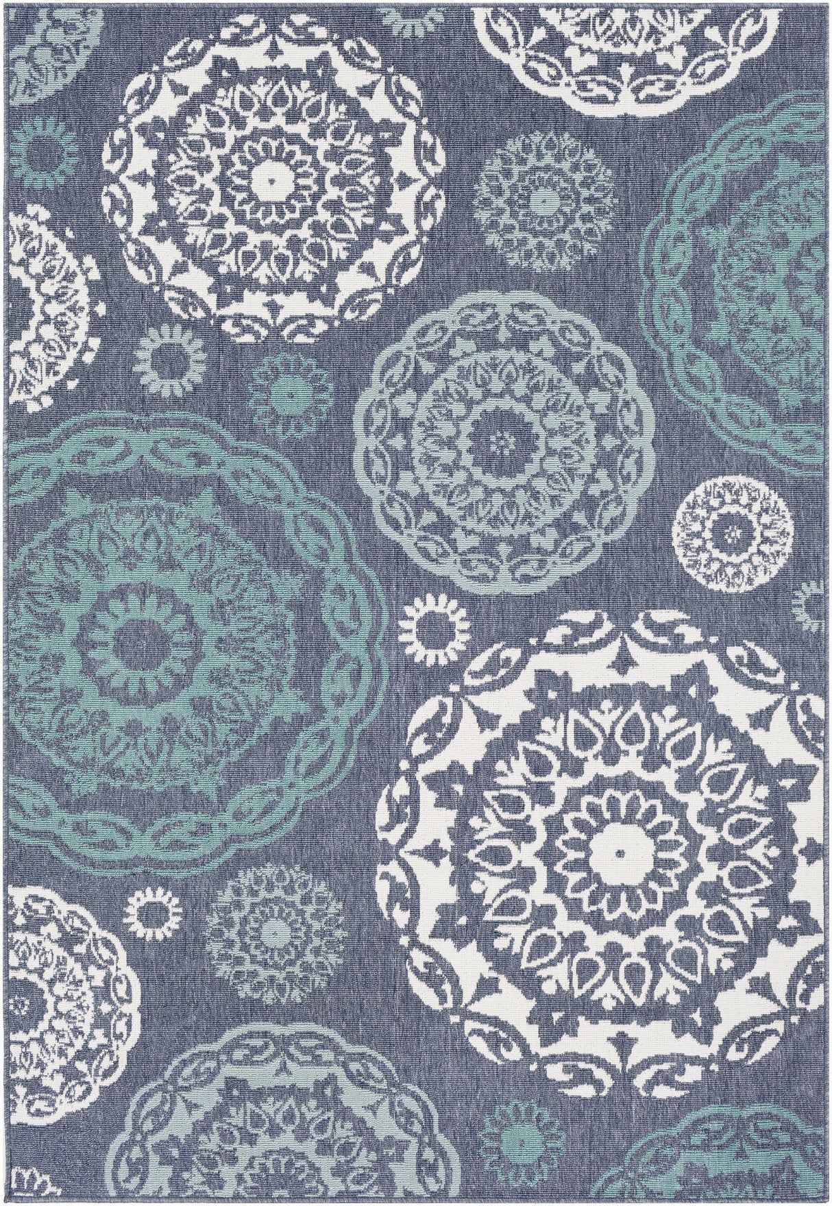 Surya Alfresco ALF-9666 7'3" Round Rug