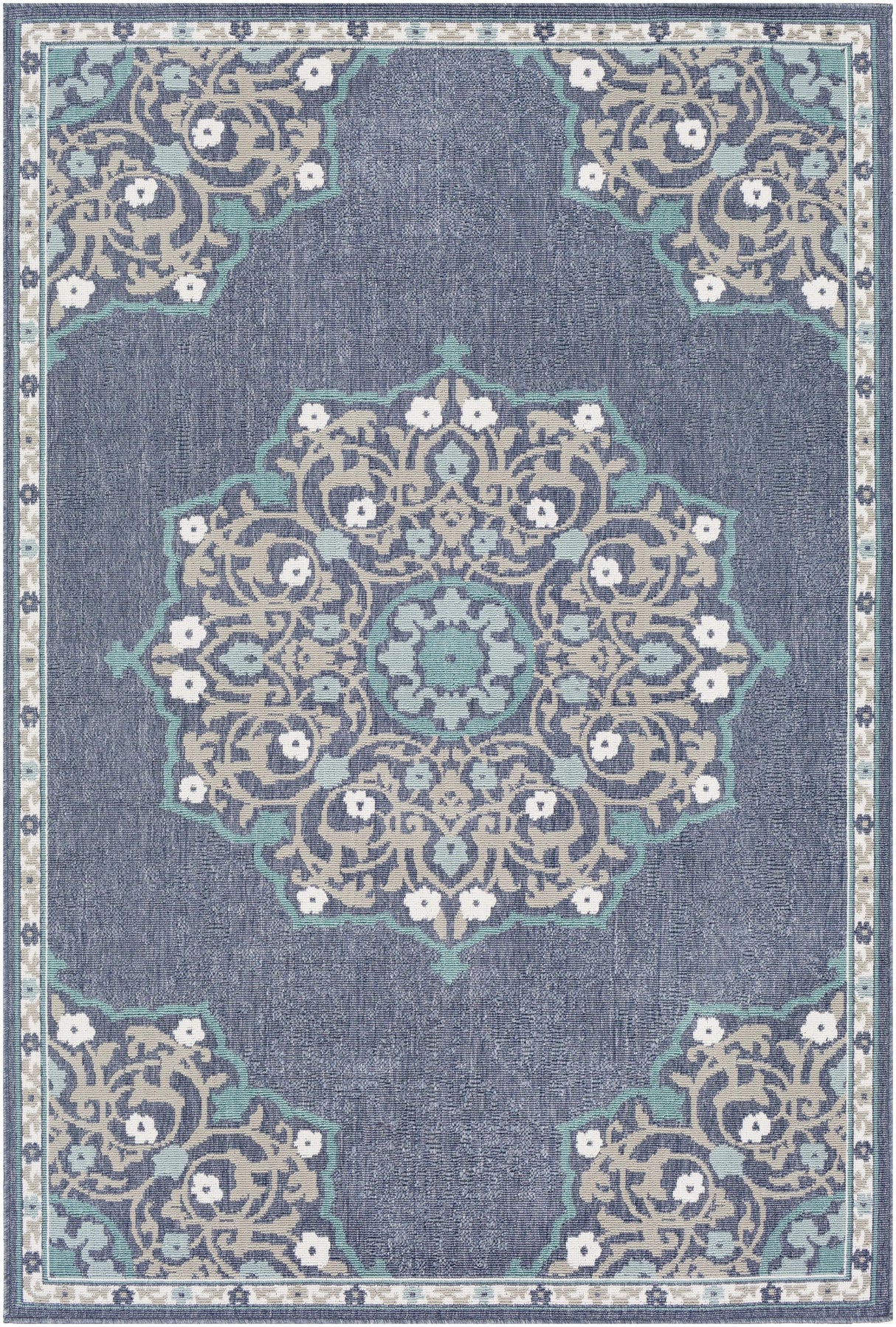 Surya Alfresco ALF-9678 5'3" Round Rug