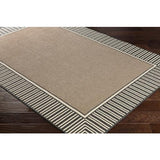 Surya Alfresco ALF-9684 Beige Black 8'10" Round Rug