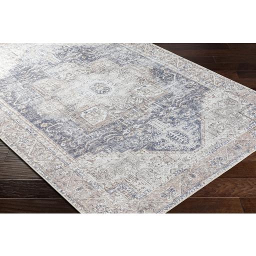 Surya Amelie AML-2360 Beige Dark Brown 6'7" x 9' Rug