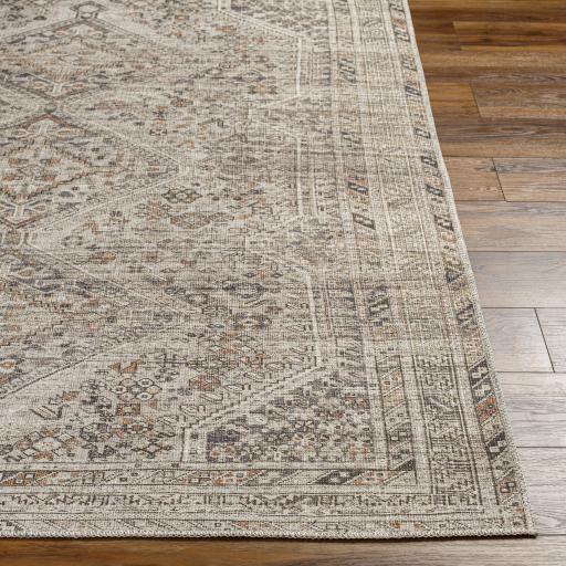 Surya Amelie AML-2383 Black Gray 2'7" x 7'10" Rug