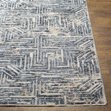 Surya Amore AMO-2337 Beige Dark Blue 2'6" x 10' Rug
