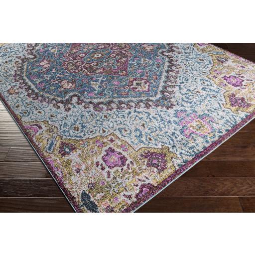 Surya Anika ANI-1015 Aqua Black 2' x 2'11" Rug