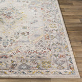Surya Ankara AKR-2301 Brick Red Charcoal 6'7" Round Rug